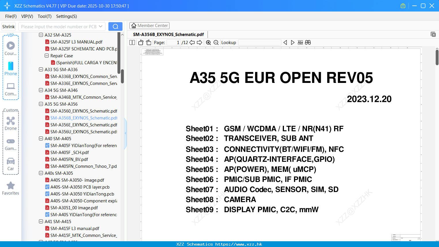Samsung SM-A356B_EXYNOS_Schematic